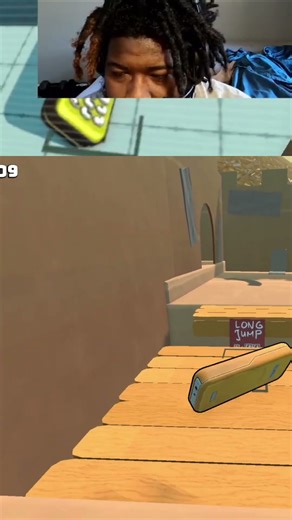 Epic Long Jump! Narrator Makes It Feel Like a Game! #shorts