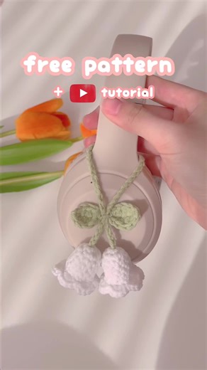 go subcribe to my youtube channel💗 @lilthings.crochet on youtube full tutorial on yt #freepatternscrochet #crochetfreepatterns #crochetlilyofthevalleytutorial #crochetbeginnertutorial #stepbystepcrochet