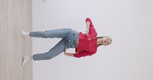 Vertical Video Attractive Girl Recording Dance Stock Footage Video (100% Royalty-free) 1062780814 | Shutterstock