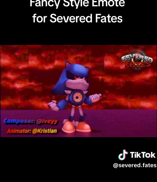 Fancy Style Metal Sonic Emote For Severed Fates. Music by Iveyy Animated by Kristian Join the Discord here! https://discord.gg/severedfates #sonic #sonicthehedgehog #outcomememories #sonicexe #roblox