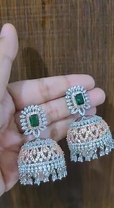 5.9K views · 142 reactions | SUNDAY LOOT Revolving Diamond Jhumkas Rs2749/-!! Book Now❤ | Sonal's Fitoor | Facebook