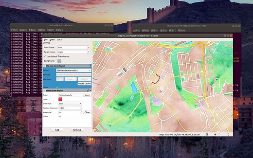 Mapviz绘制kitti数据集 GPS轨迹