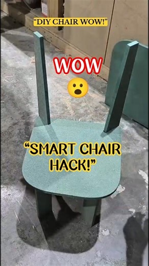 DIY Folding Chair – Easy & Genius Build #shorts #woodworking #diy #tips