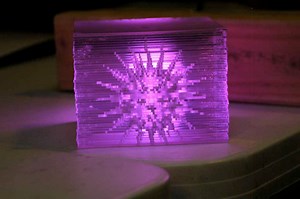 Creating Illuminated 3D Objects with a Laser Cutter