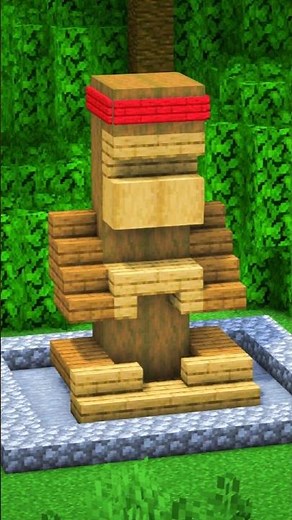 Minecraft Monkey Statue 🐵