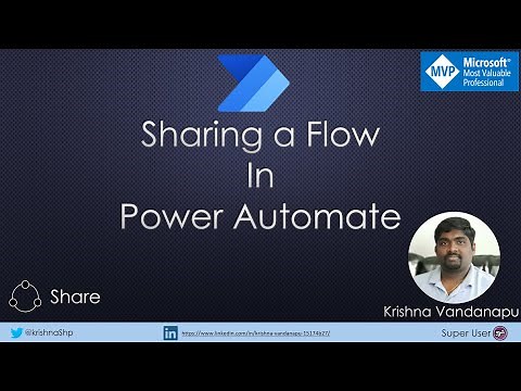 Sharing a Flow in Power Automate