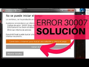 Solución del ERROR 30007 en ROGUE COMPANY, FORTNITE y otros juegos DE EPIC GAMES | Puerto Tech