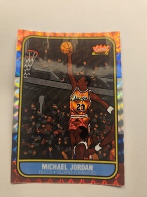 Michael Jordan Prism Jewel Rookie RC Sticker | eBay