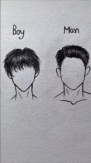 Realistic Hair Boy and Man Drawing | Easy Step by Step Tutorial for Beginners