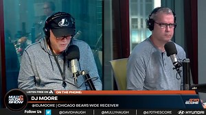 25K views · 301 reactions | DJ Moore had high praise for Caleb Williams' progress and how he's diagnosing defenses at the line of scrimmage. Listen to Moore's full interview on Mully & Haugh: https://shorturl.at/g8w3M | 670 The Score | Facebook