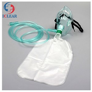 [Hot Item] Medical Non-Rebreather Oxygen Mask with Reservoir Bag Venturi Mask