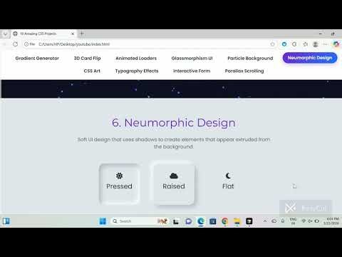 10 Amazing CSS Projects for Beginners 🔥 | HTML || CSS || JavaScript