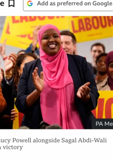 Sagal Abdi-Wali wins Holborn and St Pancras by-election (Oct 2026)