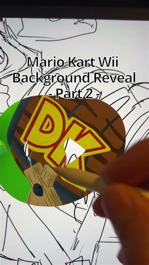 Mario Kart Wii Background Part 1 #animation #mario #mariokart