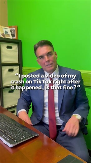 SHOULD I POST ABOUT MY ACCIDENT ON SOCIALS? NO!