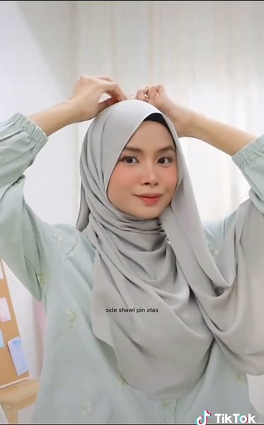 Tutorial Shawl Malaysia untuk Gadis Cermin Mata