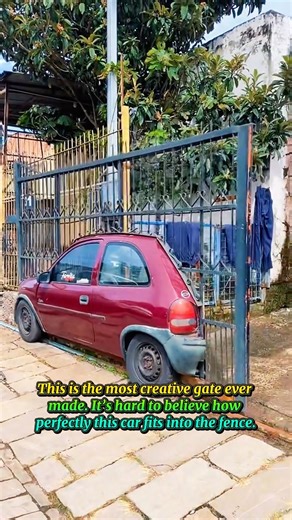 A Creative Idea For A Rolling Car Driveway Gate