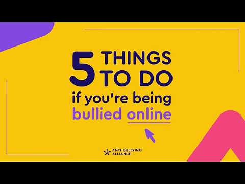 5 things to do if you're being bullied online