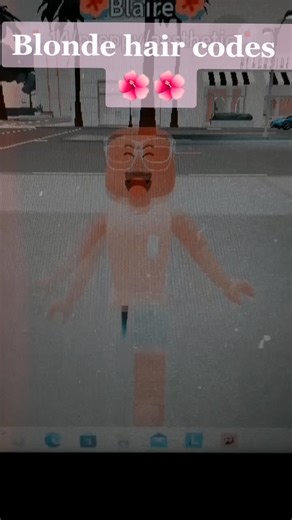 Blonde hair codes #berryavenue #robloxedit #haircodes