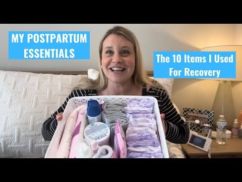 My Postpartum Essentials: The 10 Items I Used for Recovery