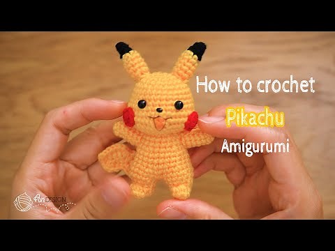 How to crochet Pikachu amigurumi (no voice instructions)