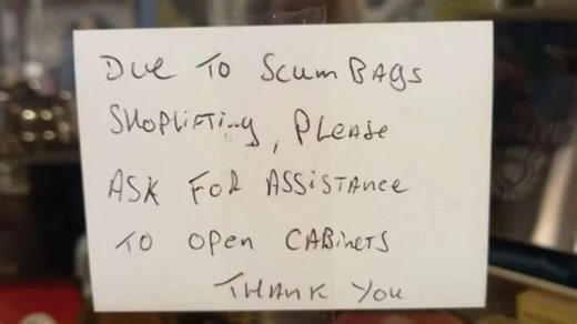 Sky News host Freya Leach criticises officers for ordering the removal of a sign calling people “scumbags” arguing police are targeting offensive language instead of tackling real criminal offences. | Sky News Australia