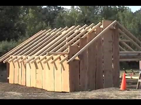 Building a Native American Plank House