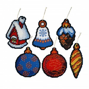 3D Christmas Toy Plastic Canvas Cross Stitch Pattern (PDF Download) - Etsy