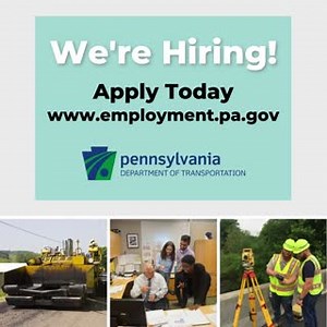 5K views · 30 reactions | Start a new career with PennDOT! We currently have 75 open jobs. Visit employment.pa.gov to see all our open positions and sign up for job alerts. To learn more about our various career paths within the department, see penndot.gov/jobs. | Pennsylvania Department of Transportation (PennDOT) | Facebook