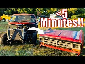 Making A Quick Disconnect Front Clip - Dodge D150 Drag and Drive Truck Build