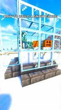 HOW TO BUILD A SNOW GLOBE IN MINECRAFT| Merry Christmas!! #minecraft #crazyteam #montagem