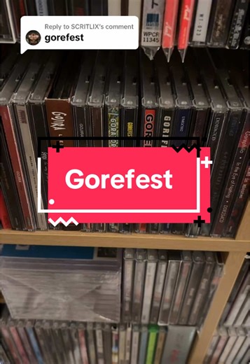 Replying to @SCRITLIX Gorefest #gorefest #deathmetal #cd #cdcollection