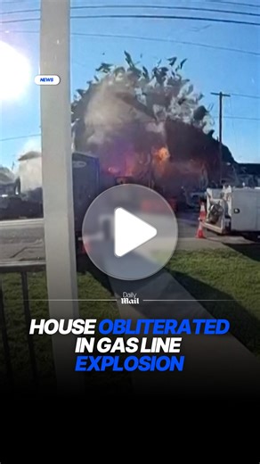 Daily Mail | Doorbell camera video captured a massive explosion in Hayward, California that left at least six people injured and reduced three... | Instagram