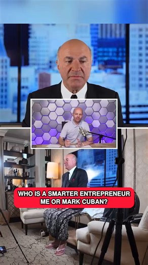 We just have different styles, that's all. I started the first royalty deal, which every Shark copies now. I think there are different ways to think about different things. I have a lot of respect for Mark, obviously, and we've been together for a long, long time, and we're friends outside of Shark Tank, but that doesn't mean we have to do things the same. We disagree on a lot of stuff and that's what makes entrepreneurship great. There's more than one way to skin a cat.