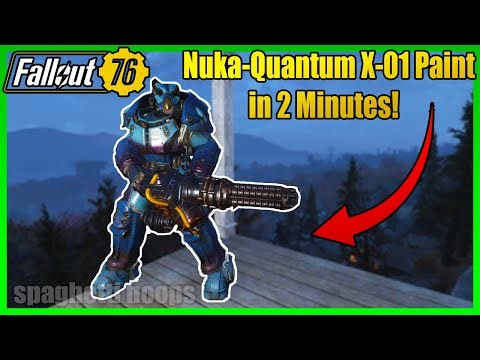 Fallout 76 - How to Get X-01 Nuka-Quantum Paint without the Quest!