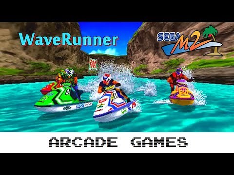 WaveRunner - ウェーブランナー (Quick Gameplay) Arcade Sega Model 2 60 FPS