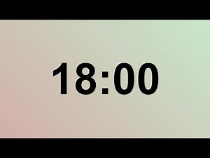 18 Minute Timer with Bomb Blast Finale Countdown with Explosive Finish