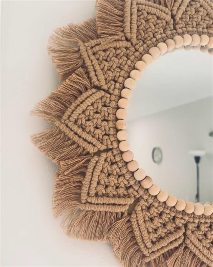 Macrame Mirror | Boho | Home Decor - Etsy