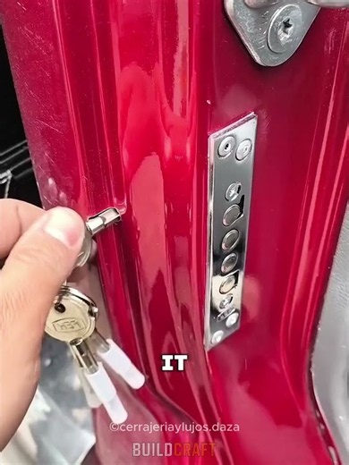 This Vehicle Door Has a Hidden Extra Lock #usa #diy #howto