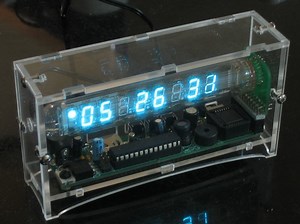 The Ice Tube Clock kit – An open source Russian vacuum fluorescent tube clock it!