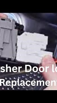 Learn how to replace Washer's Door Lock Option 1