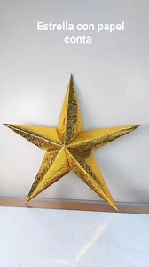 1.1M views · 22K reactions | Cómo realizar una estrella con papel conta #manualidadesencasa #manualidadesfaciles #manualidades | Crefts Manualidades2024 | Facebook