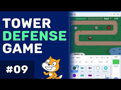 Scratch Tutorial: Tower Defense Game! (Ep. 9)