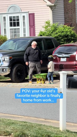 Neighborly Bond: Roman and Mr. Wade’s Daily Welcome (Heartfelt)