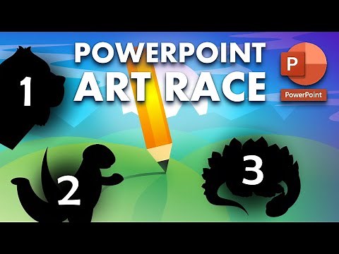 3 Artists Compete Using Only PowerPoint to make Digital Art!