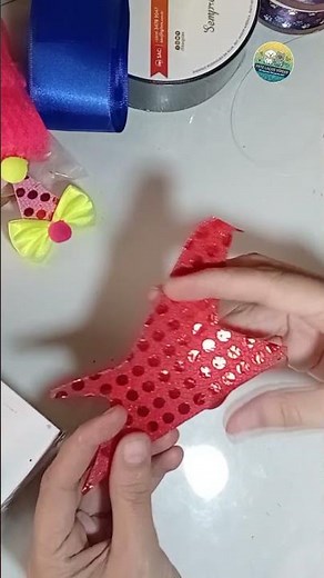 DIY Pet Bow for Carnival 🐶🎊 Quick and easy step-by-step tutorial! ✨ #pet #bows #diy #carnival #pe...