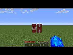 Minecraft: How to make Canada's Flag Banner!