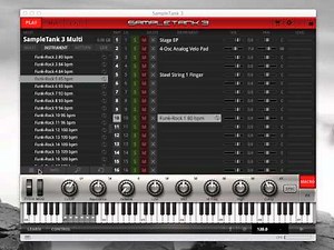 SampleTank 3 Tutorial 2 - The PLAY Page: Instruments and Multis