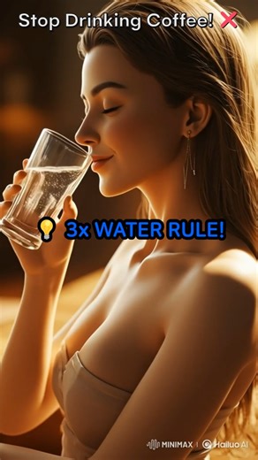 Always Tired? 😴 Drink Water '3 Times a Day' to End Chronic Fatigue! #shorts