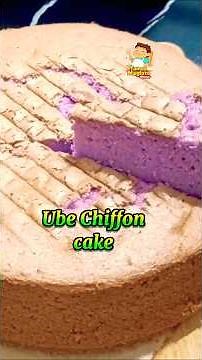 How to Make Ube Chiffon Cake | Beginner-Friendly Recipe#panlasangpinoy #shortsfeed